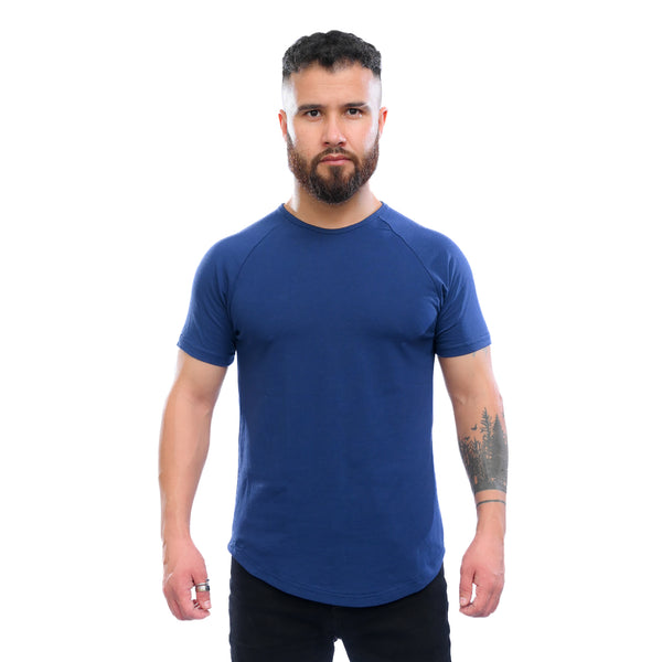 Combed Stretch Short Sleeve - Navy