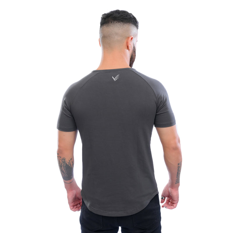 Combed Stretch Short Sleeve - Space Grey