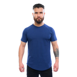 Combed Stretch Short Sleeve - Navy