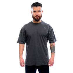 Combed Oversized Tee - Space Grey