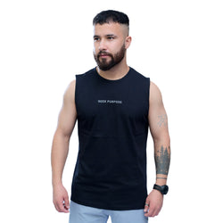 Combed Relaxed Cutoff - Black