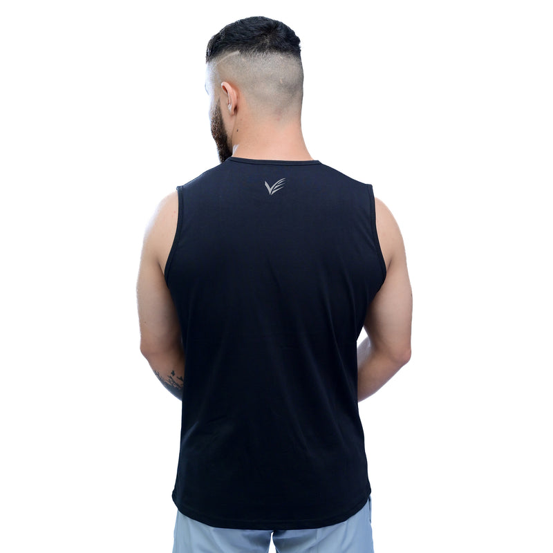 Combed Relaxed Cutoff - Black