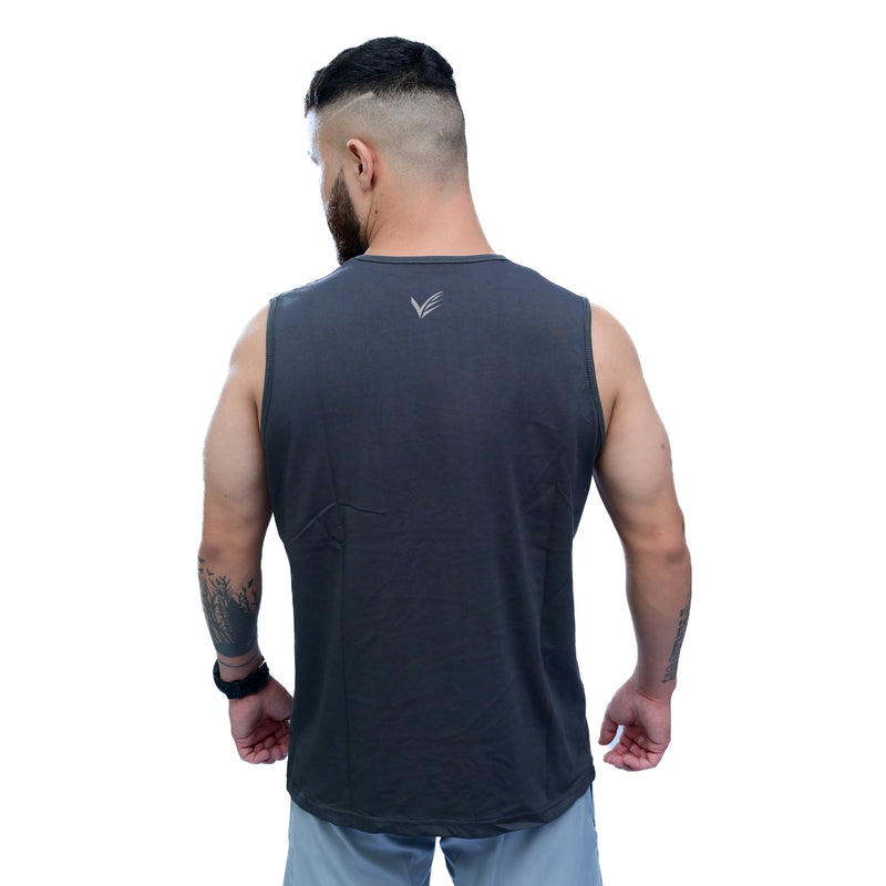 Combed Relaxed Cutoff - Space Grey