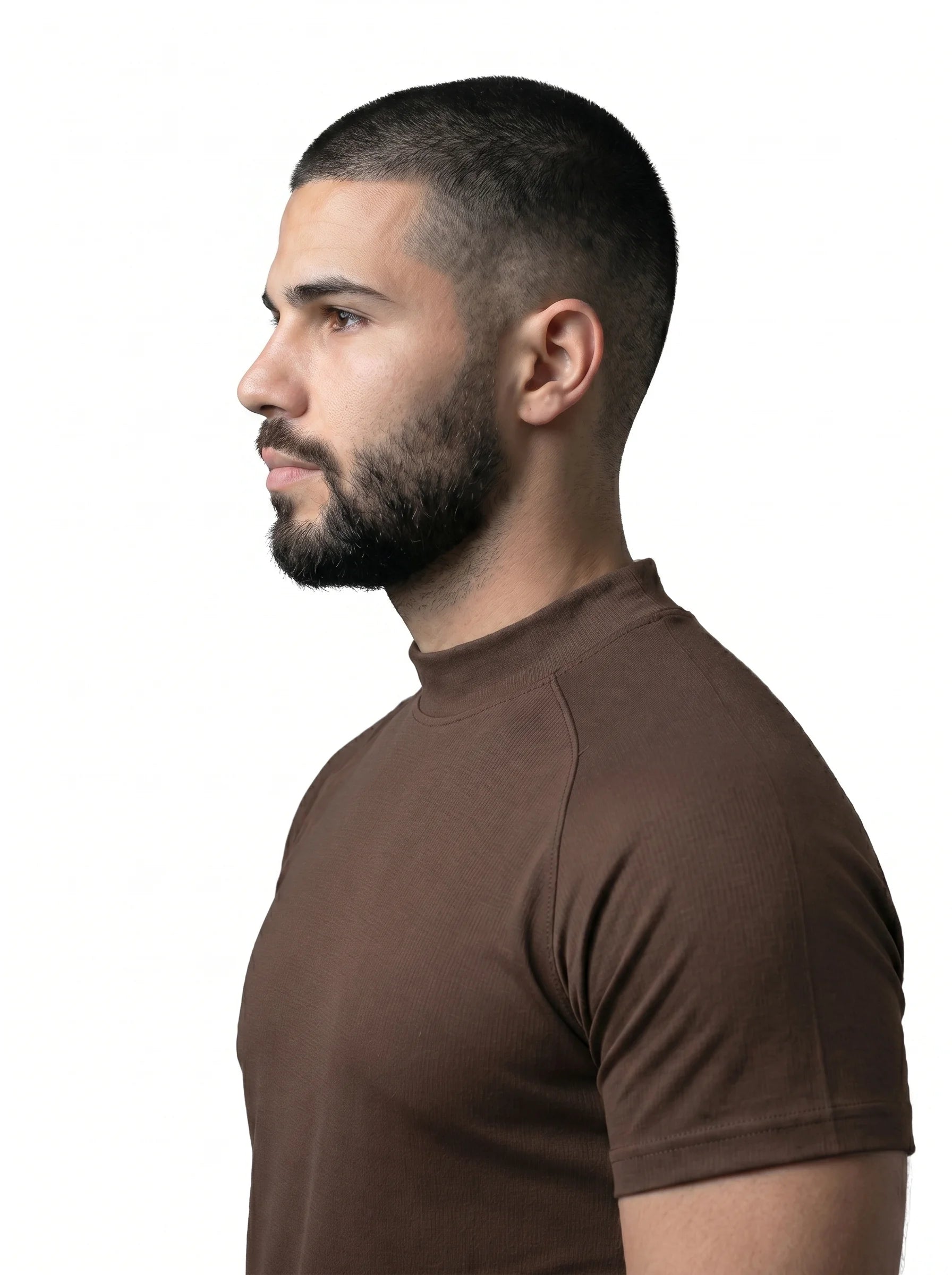 Mesh Lite 2.0 Mock Neck Training Short Sleeve - Taupe