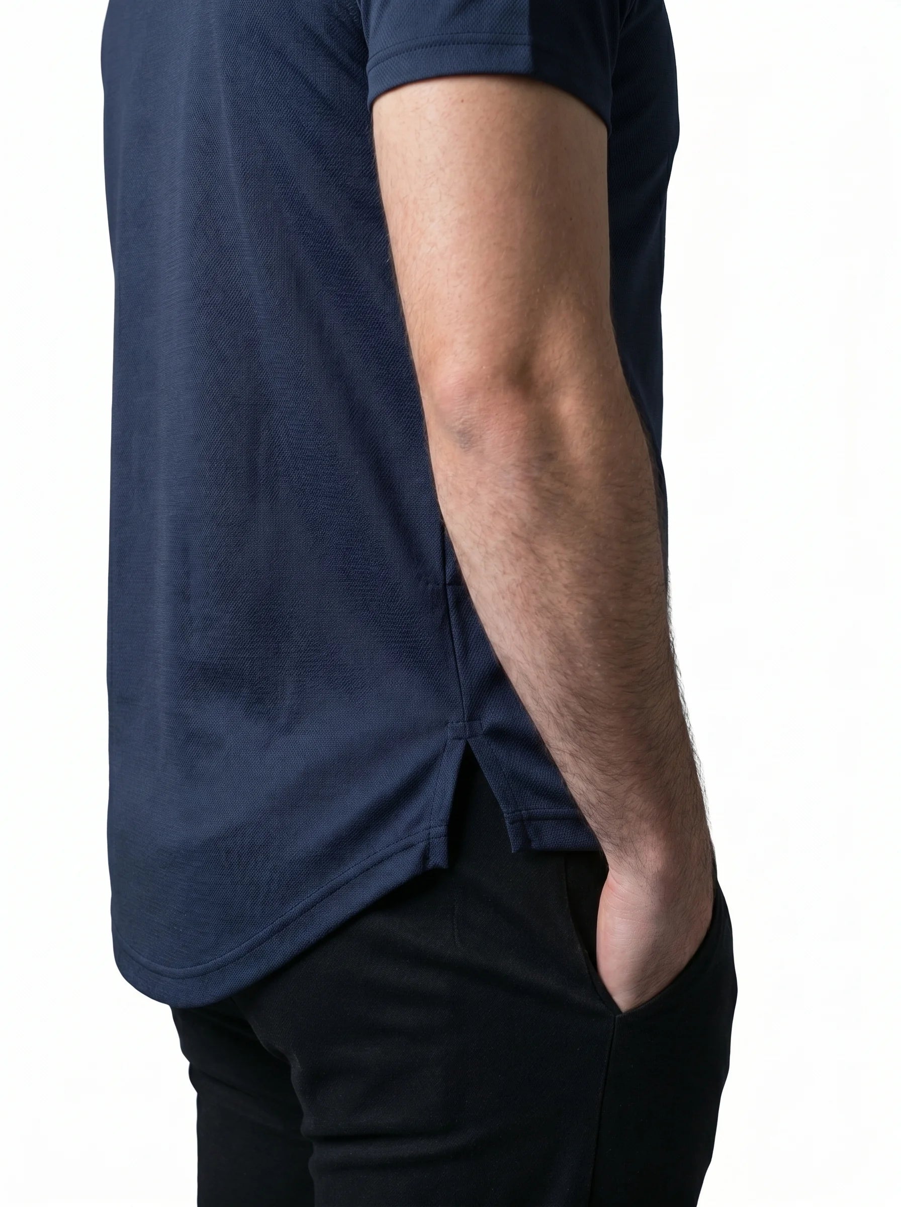 Mesh Lite 2.0 Mock Neck Training Short Sleeve - Navy