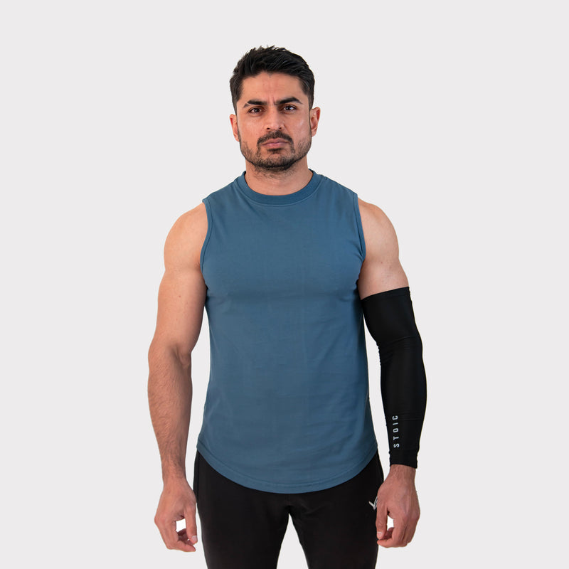 Established Combed Tank - Blue