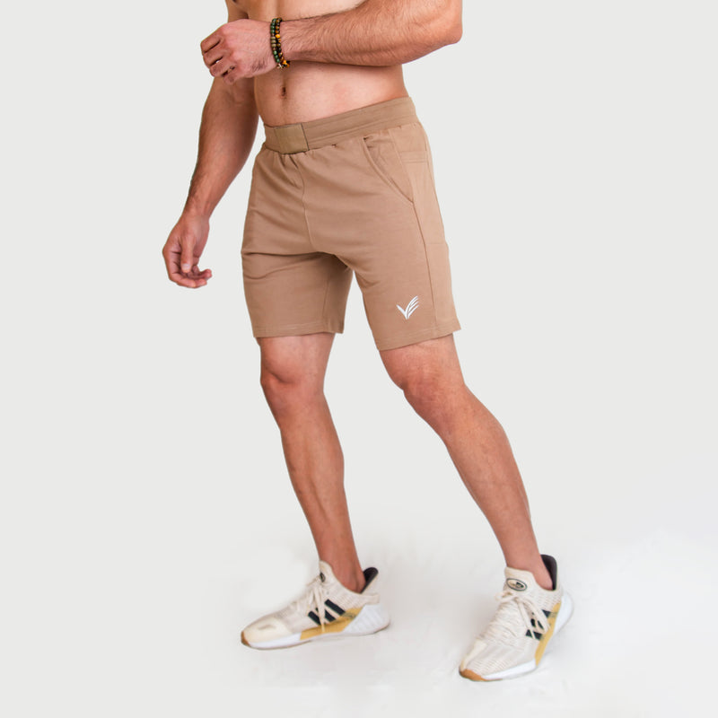 Essential French Terry Shorts - Camel