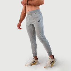 Essential French Terry Joggers/Trousers - Heather Grey