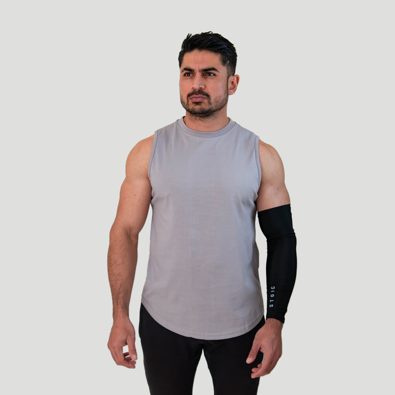 Established Combed Tank - Grey