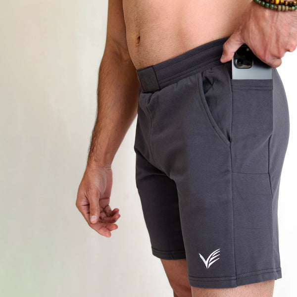 Essential French Terry Shorts - Charcoal