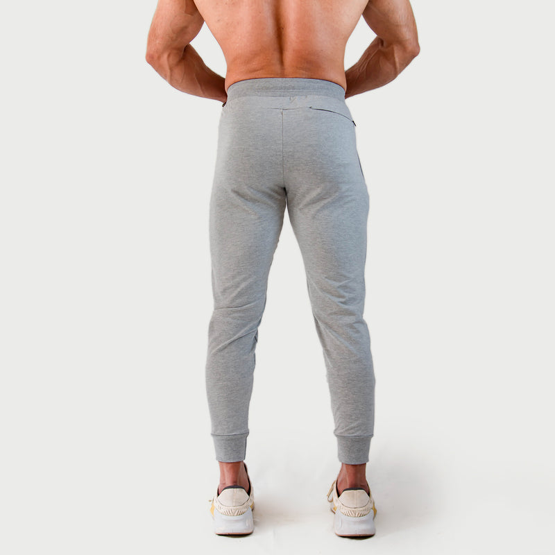 Essential French Terry Joggers/Trousers - Heather Grey