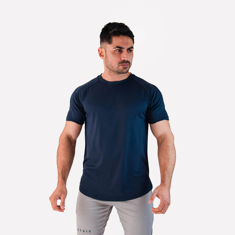 Mesh-Lite Established Short Sleeve - Navy