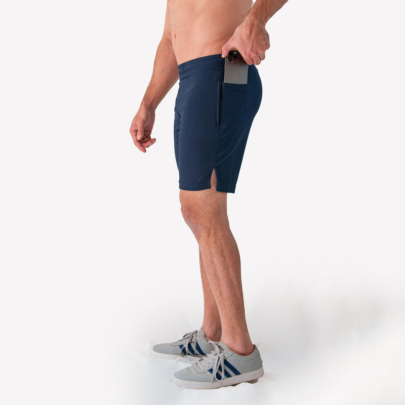 Mesh-Lite Utility Shorts - Navy