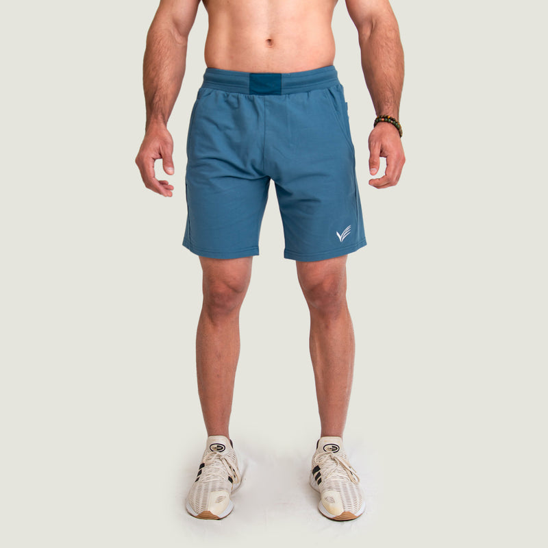 Essential French Terry Shorts - Blue