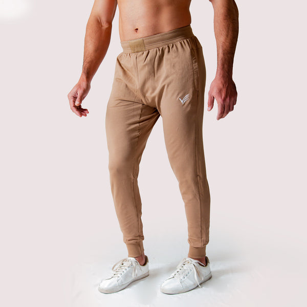 Essential French Terry Joggers/Trousers - Camel