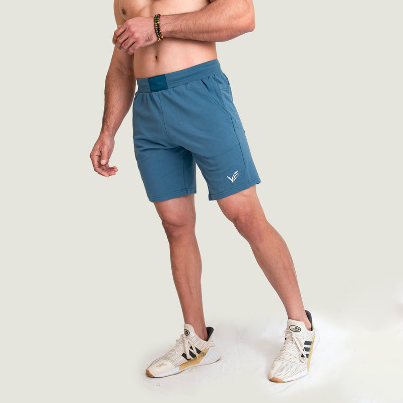 Essential French Terry Shorts - Blue